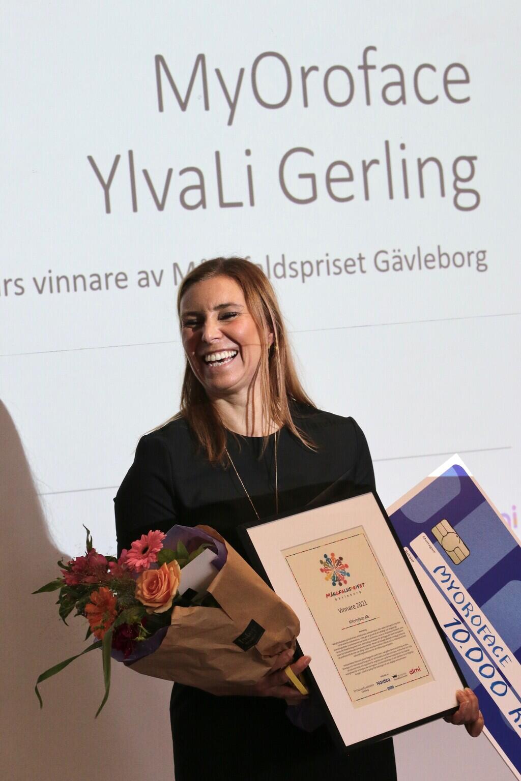 YlvaLi Gerling, MyOroface, vinnare av Mångfaldspriset 2021